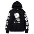 Black 4XL Anime Hoodie W312