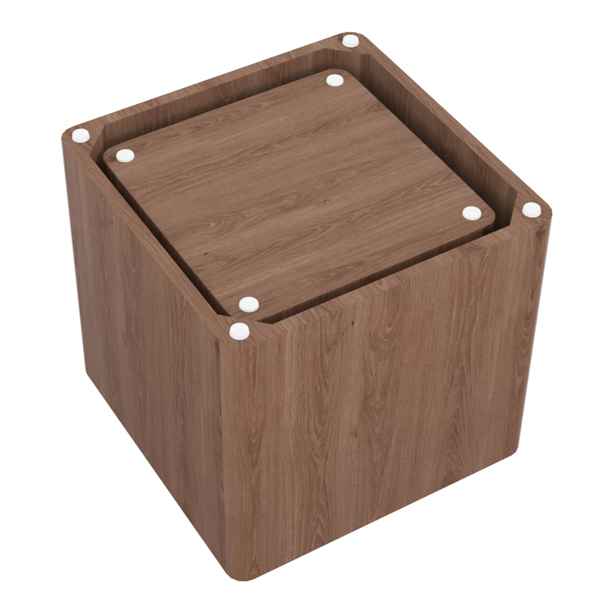 Walnut MDF Nesting Table Set of 2 K4656