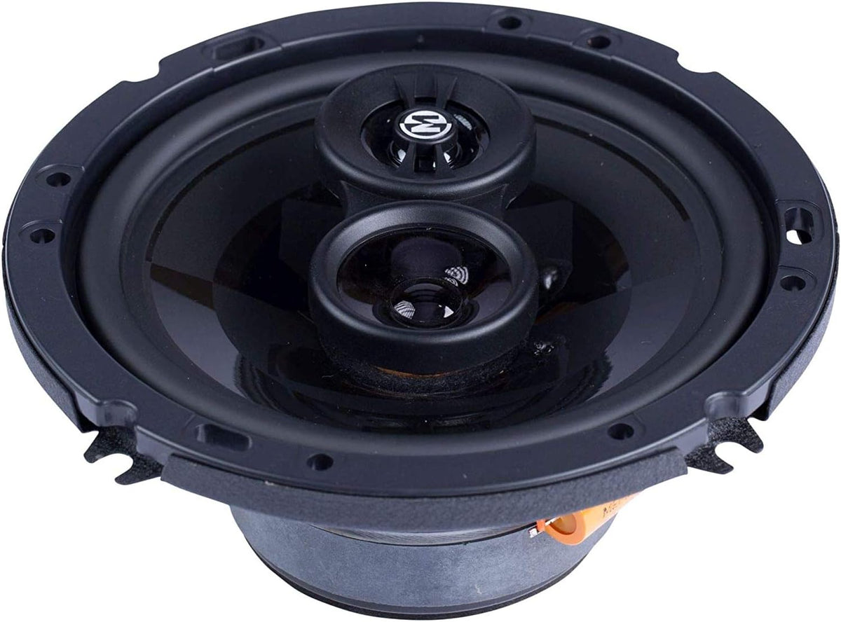 6.5 Inch 3 Way 50 Watt RMS 100 Watt Peak Car Audio Coaxial Speaker System Pack of 2 Z73197