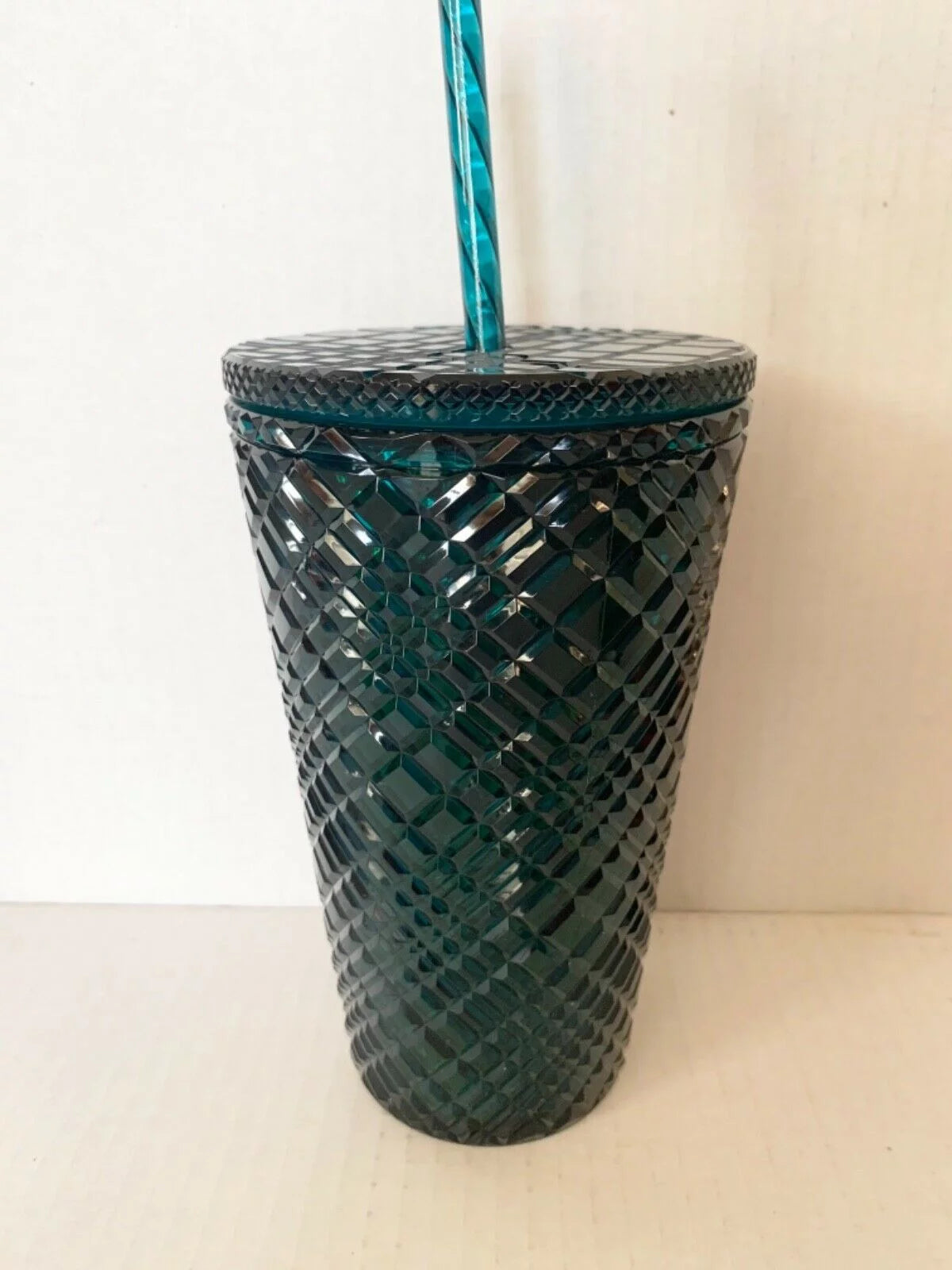 Dark Green Studded Tumbler Cold Cup 16 oz T89476