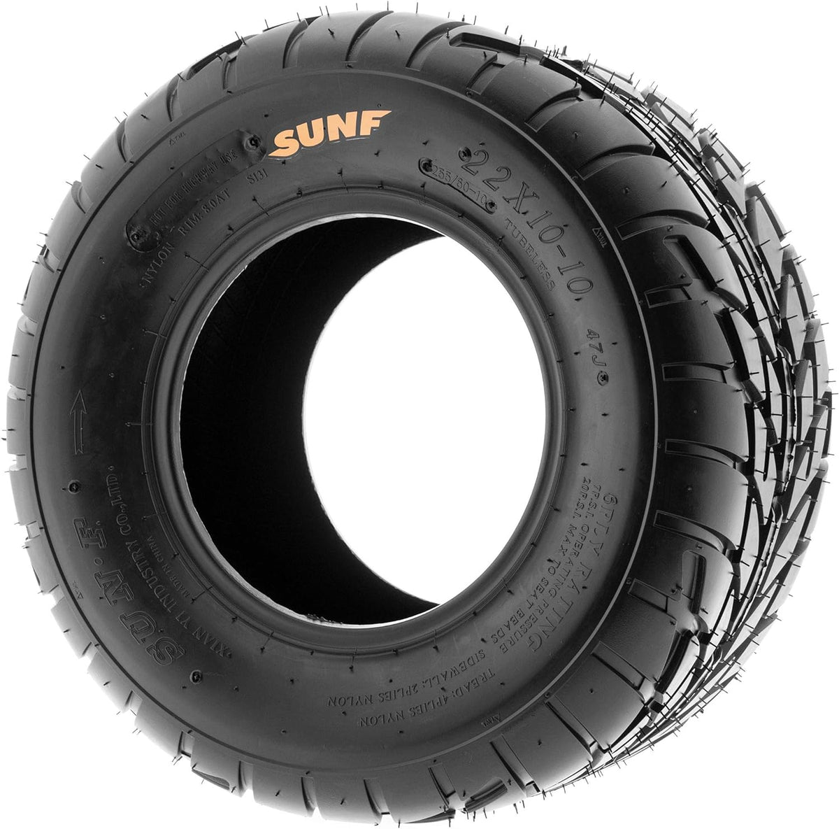 Pair of 2 ATV UTV Tires 18x9.5-8, 6 PR, Tubeless D2733