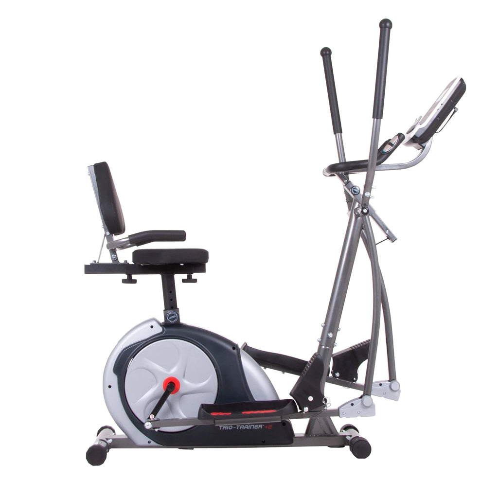 3-in-1 Elliptical and Exercise Bike with Heart Rate Monitor B977276