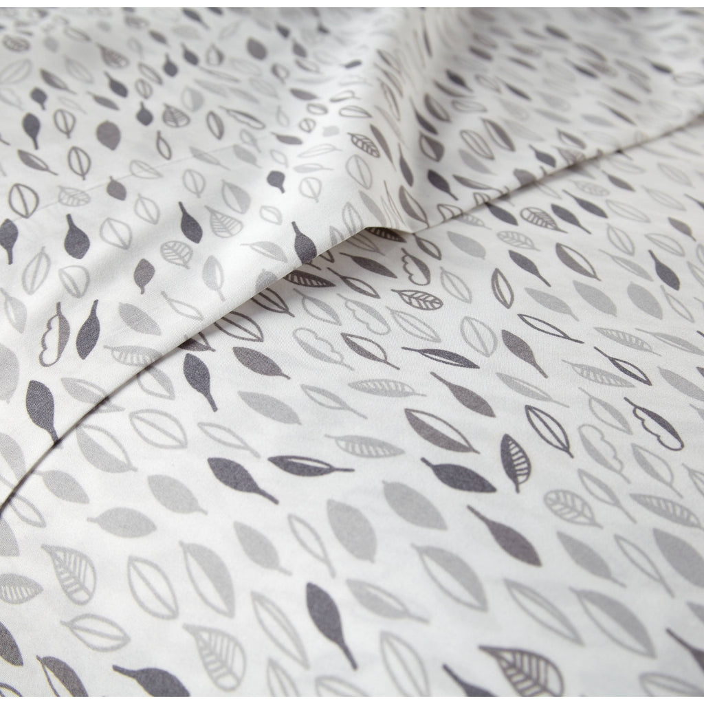 Blue 4-Piece Printed Bed Sheet Set H8537