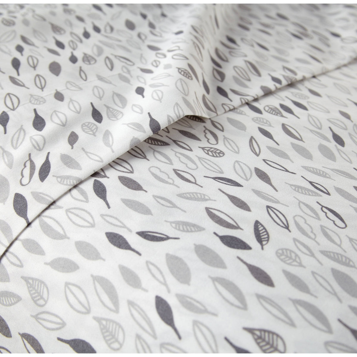 Blue 4-Piece Printed Bed Sheet Set H8537