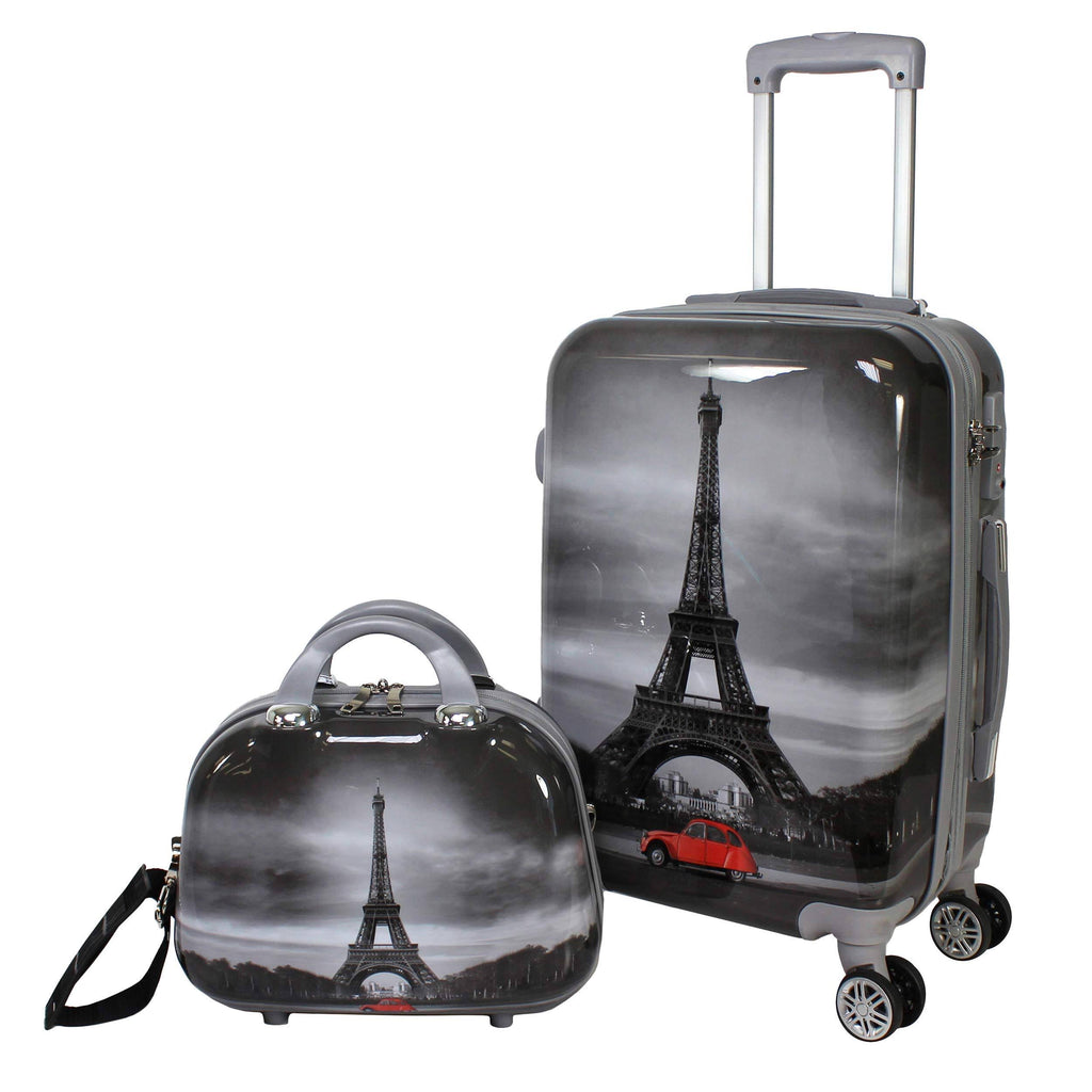 2-Piece Carry-On Hardside Spinner Luggage Set K9543