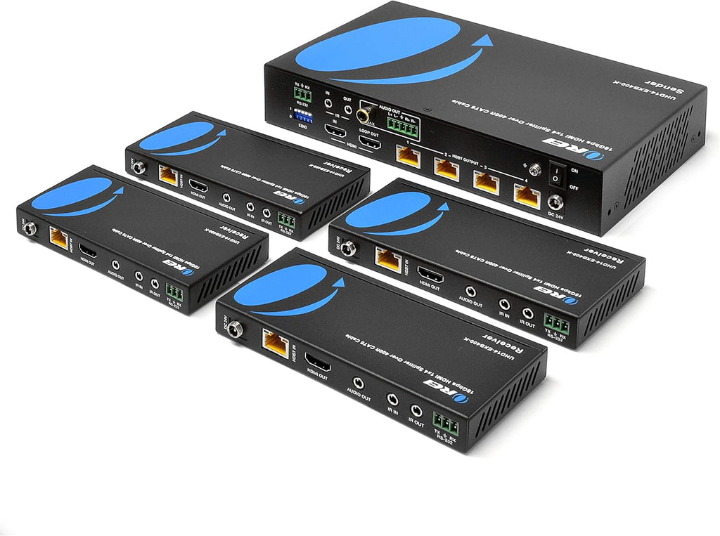 1X4 HDMI 2.0 Extender Splitter Over CAT5/5e/6 with IR J2764
