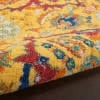 Yellow Multicolor Area Rug W936327
