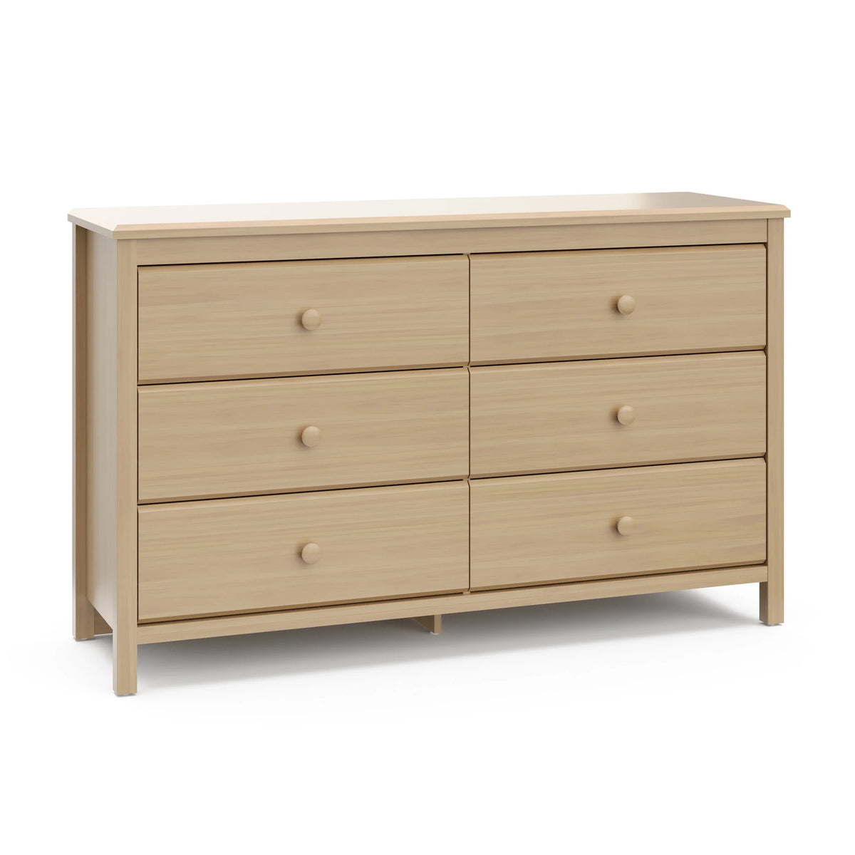 White 6 Drawer Double Dresser Z413274