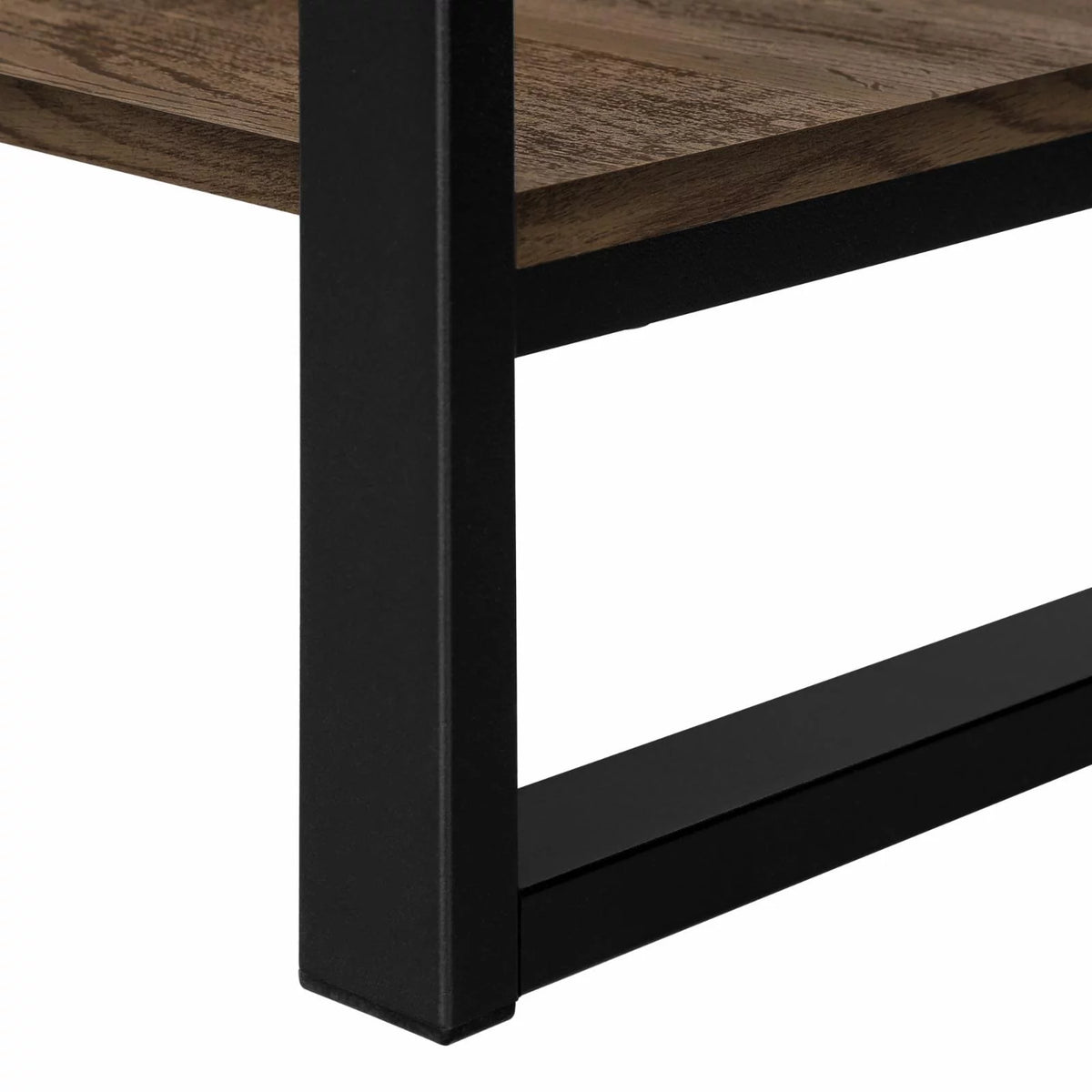 Black Narrow Metal Accent Table S773537