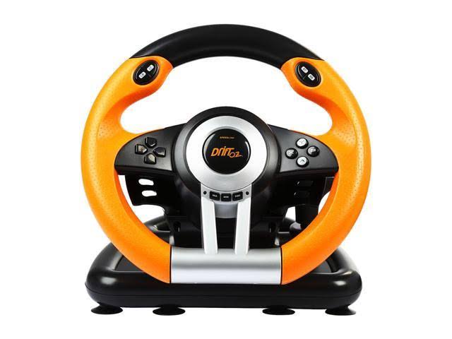Black-Orange Racing Wheel X19789
