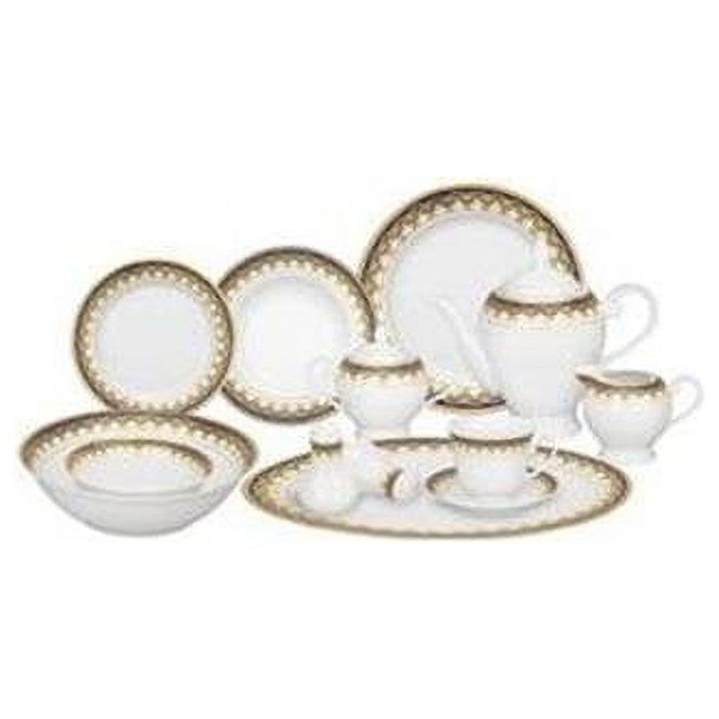 57-piece Porcelain Dinnerware Set U178826