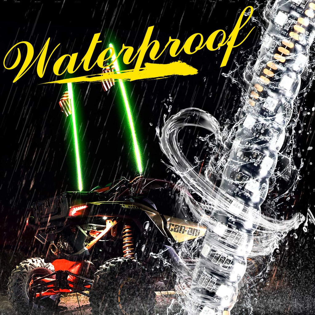 2 Pack 5FT Lighted Whips with Remote G33587