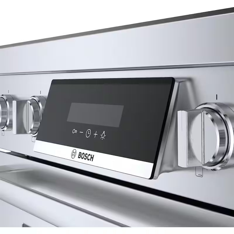 30 in. 3.9 cu ft 4 Element Freestanding Induction Range in Stainless Steel M81238