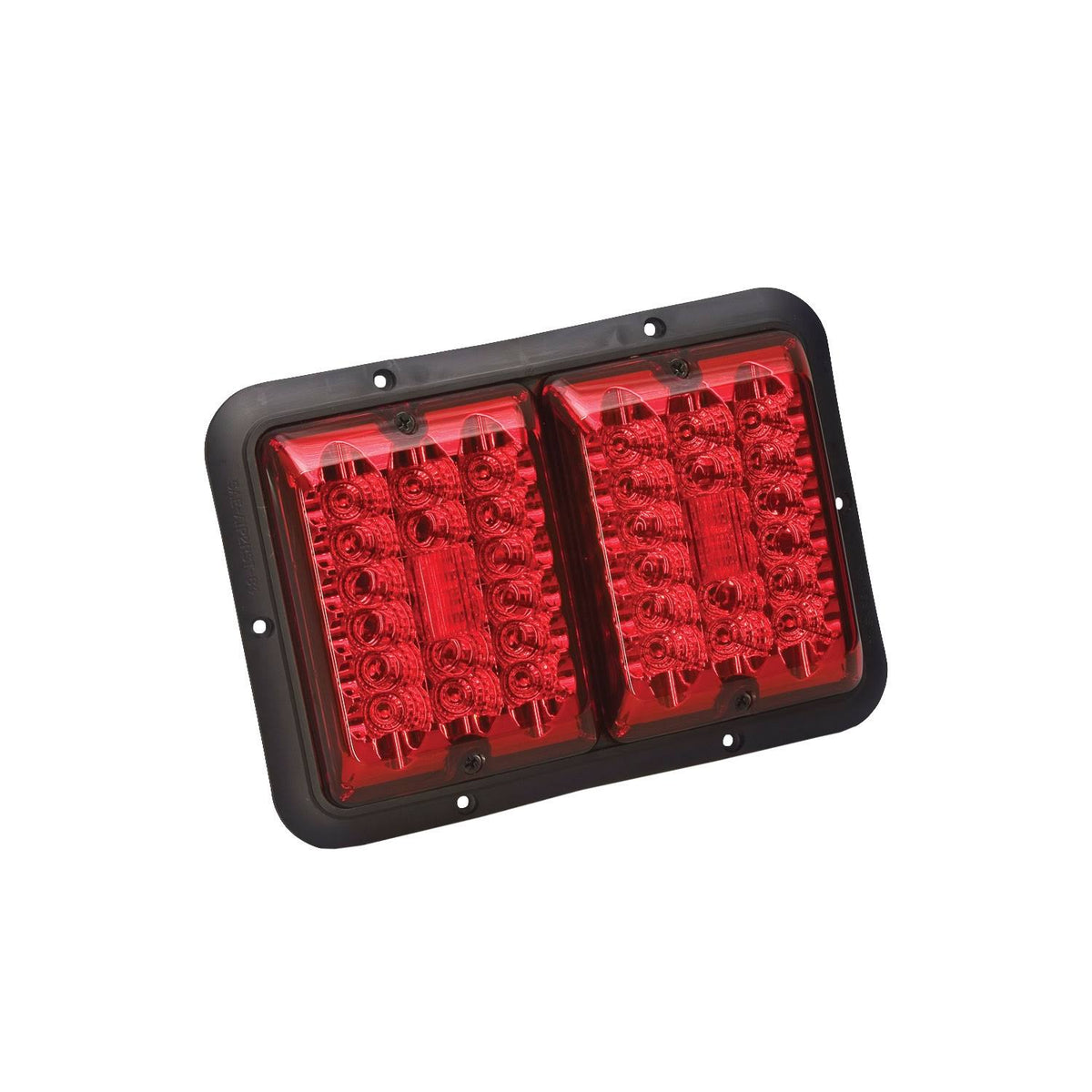 Red LED Taillight with Black Base T7676