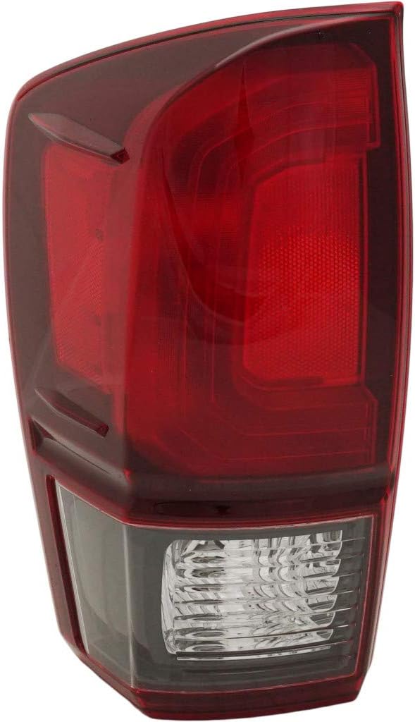 For Toyota Tacoma Tail Light Assembly Passenger Side Black Housing Red Lens H661261