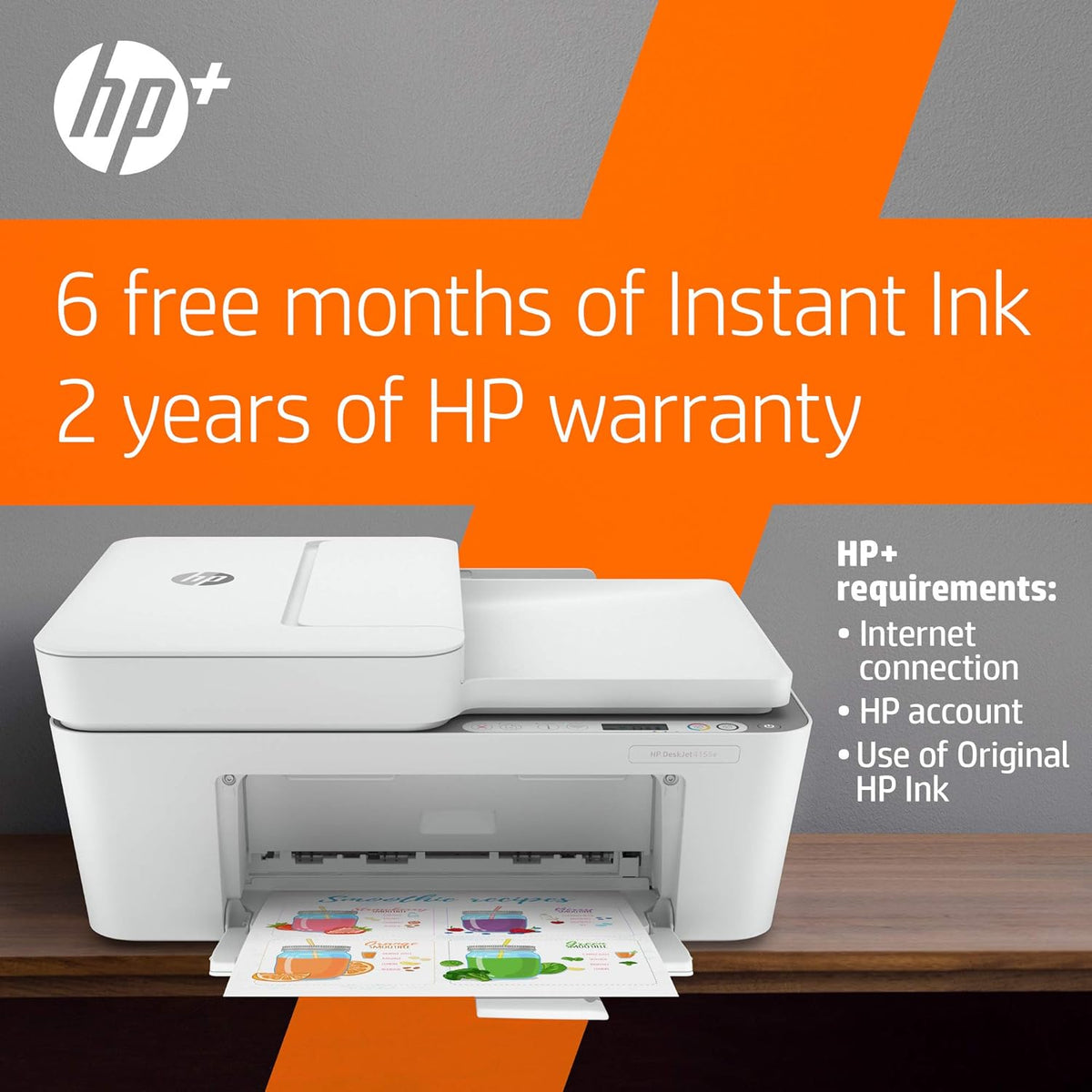 HP DeskJet 4155e All-in-One Wireless Color Printer Z36253