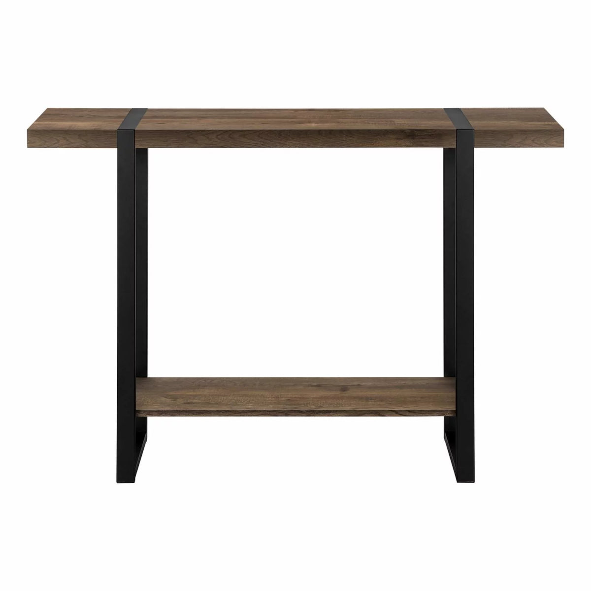 Black Narrow Metal Accent Table S773537