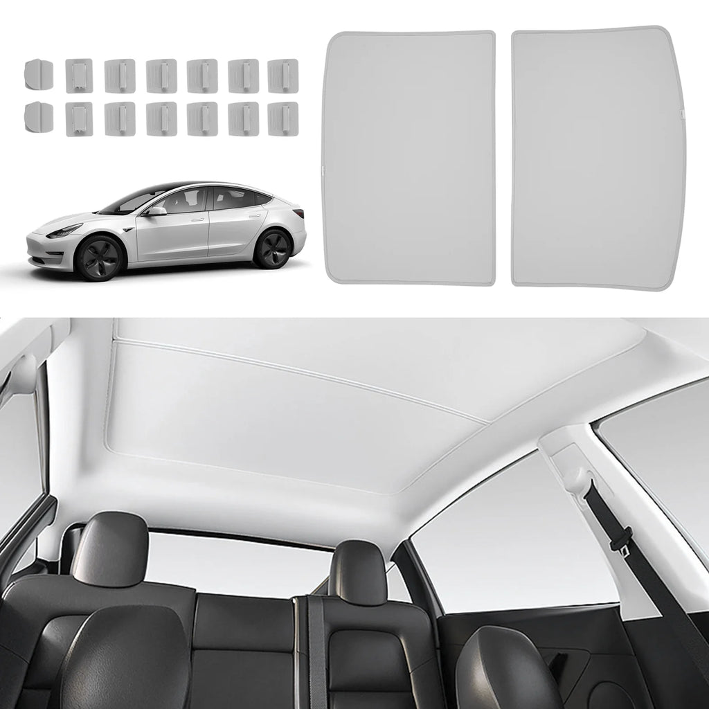 Foldable Roof Sunshade for Tesla Model Y V998