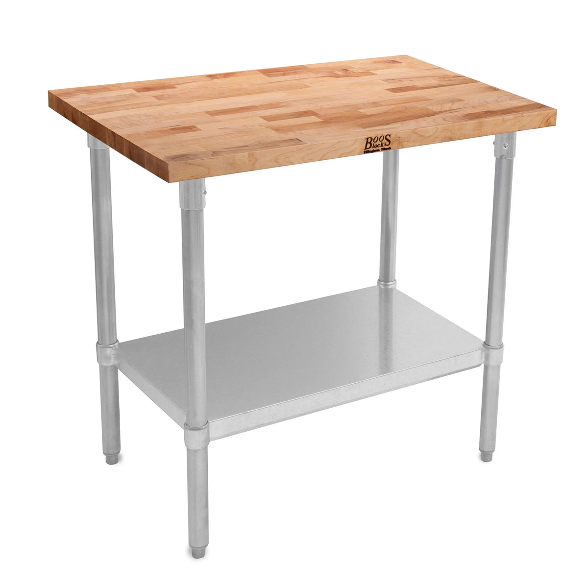 Maple Wood Top Work Table with Adjustable Lower Shelf T55888