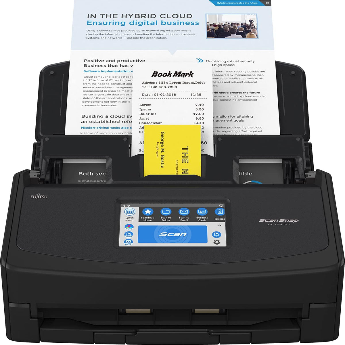 White Document Scanner Y121522