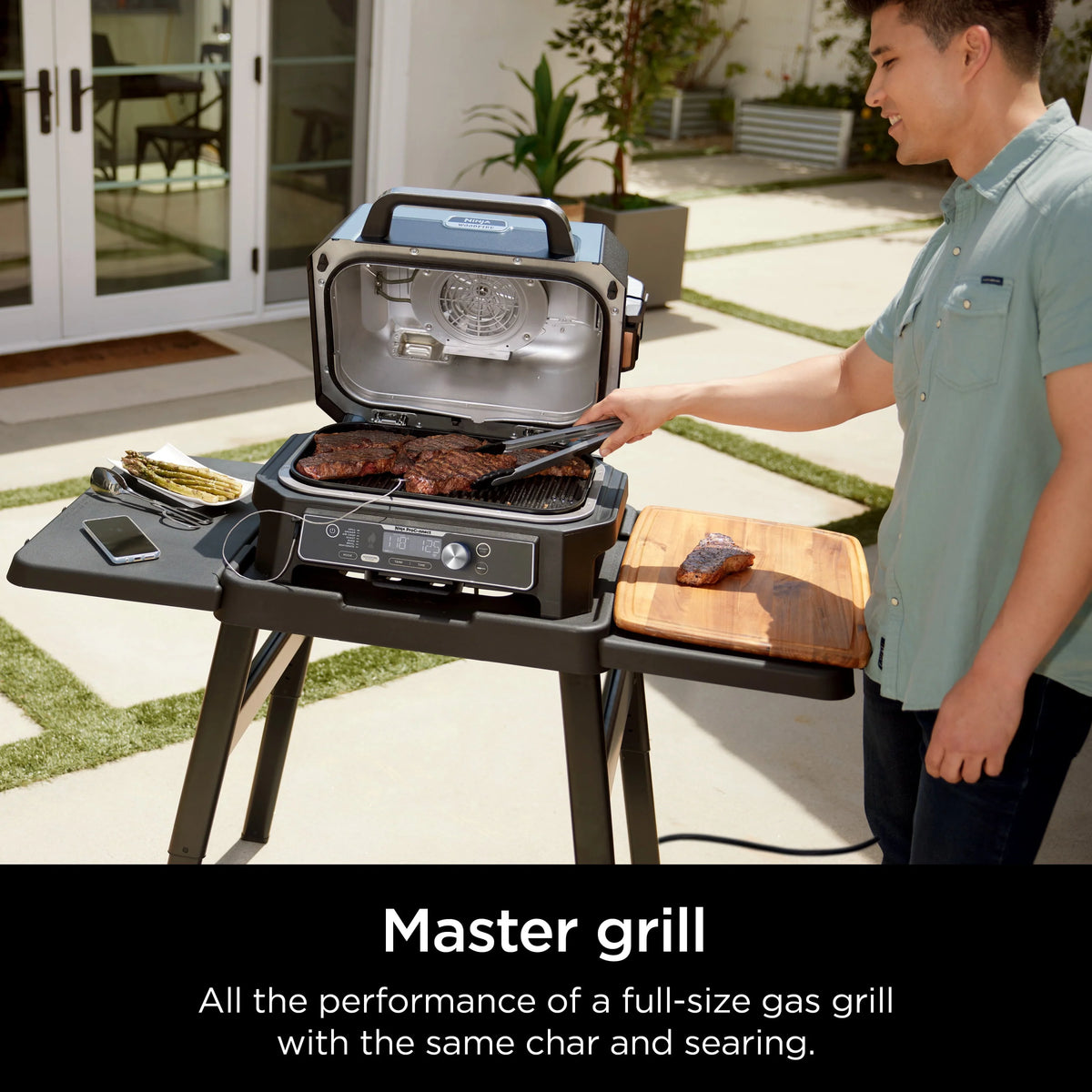Outdoor 7-in-1 Grill & Smoker P61694