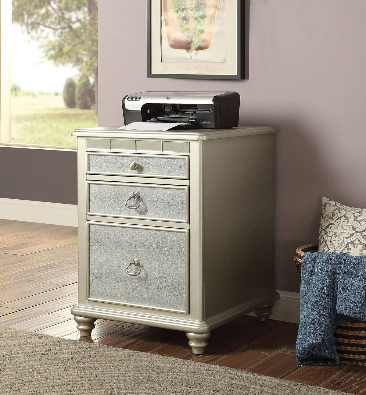 Silver File Cabinet K719845