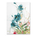 Blue Crop on White Canvas Art G4708
