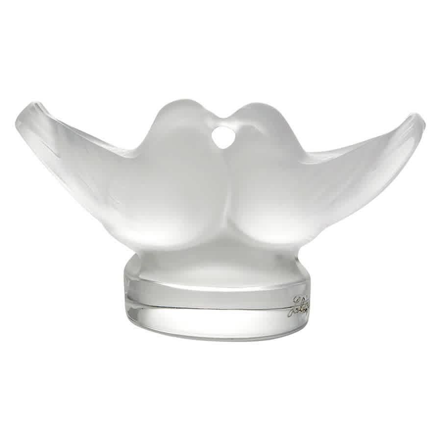 Clear Two Lovebirds Figurine I311317
