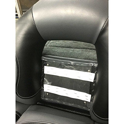Compact Bass Boat Seats (Charcoal & Blue) B3662
