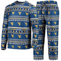 Navy Long Sleeve T-Shirt and Pants Sleep Set O537398