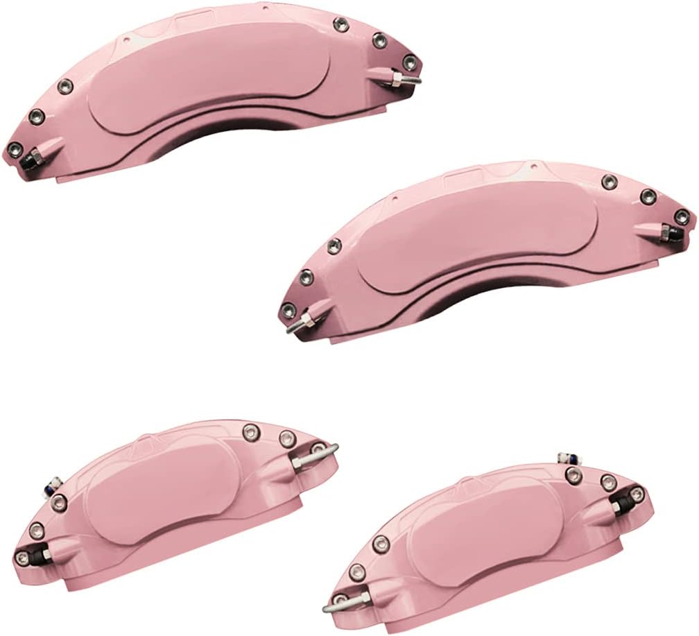 Aluminum Red Caliper Covers Front Double Piston R414