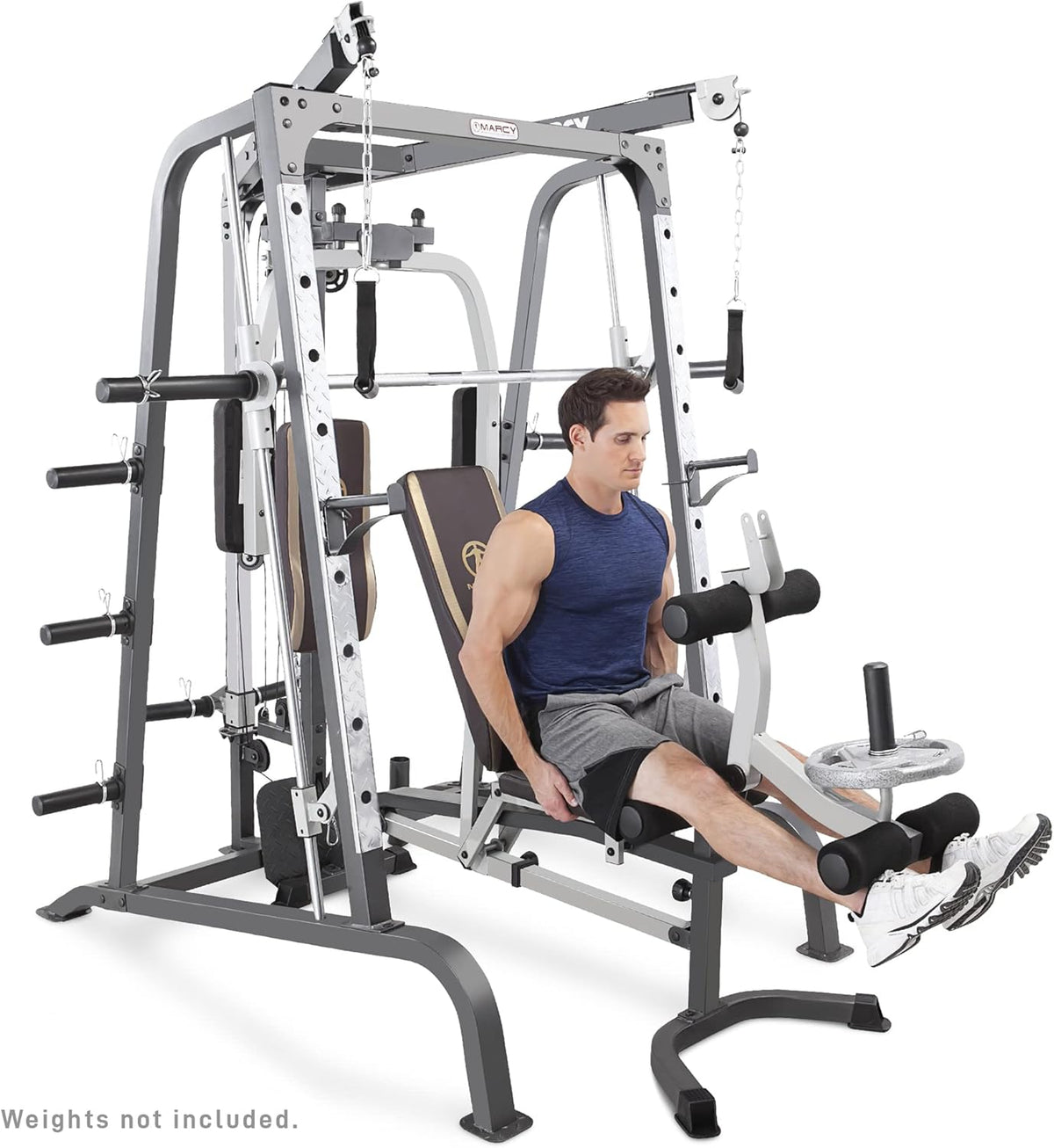 Smith Cage Workout Machine Total Body Training Home Gym System V3221