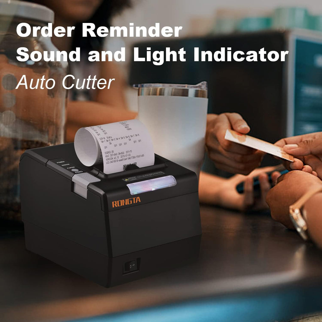 80MM Direct Thermal Receipt Printer with Auto Cutter W367