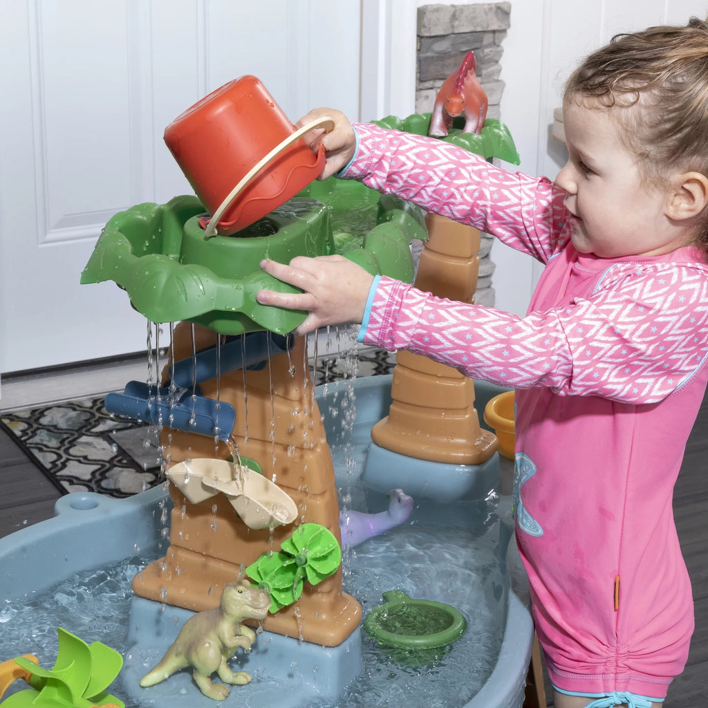 Gray Plastic Water Table with 13-piece Playset L406138