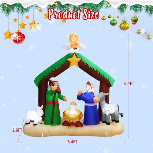 10FT Pink Inflatable Nutcracker with Built-in LED A591