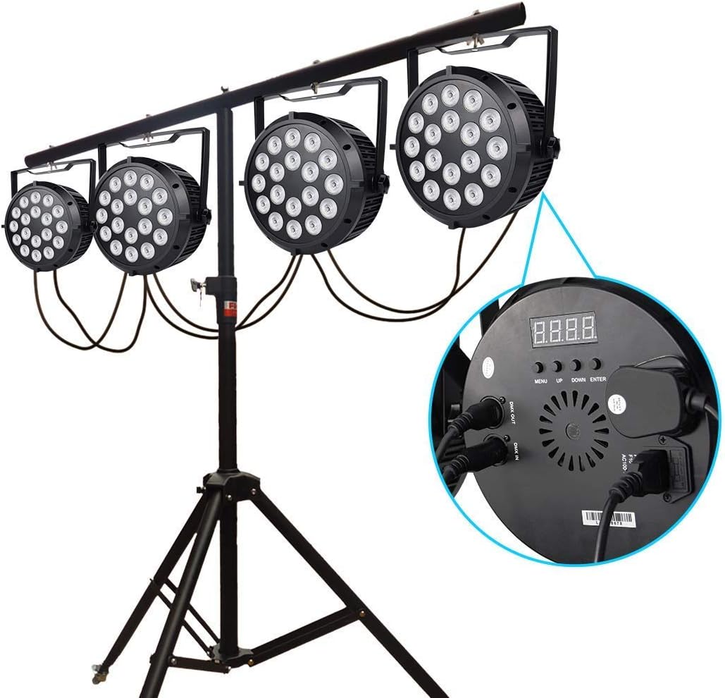 18x8W RGBW LED Stage Lights 6 Packs A260