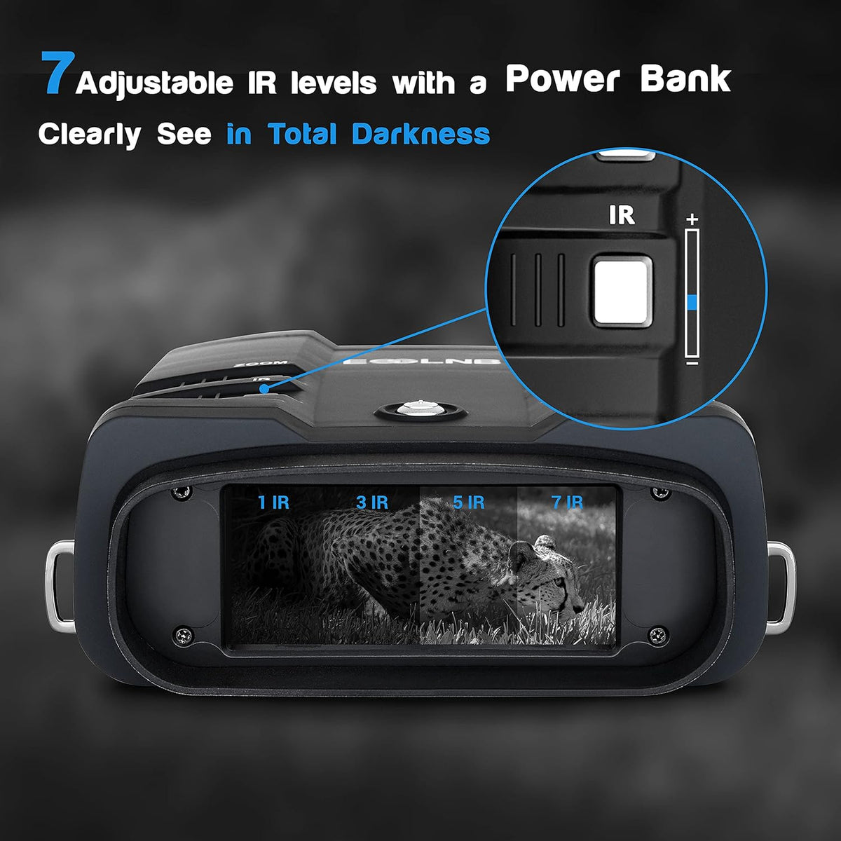 1080P Infrared Night Vision Binoculars with 64GB Card C90479