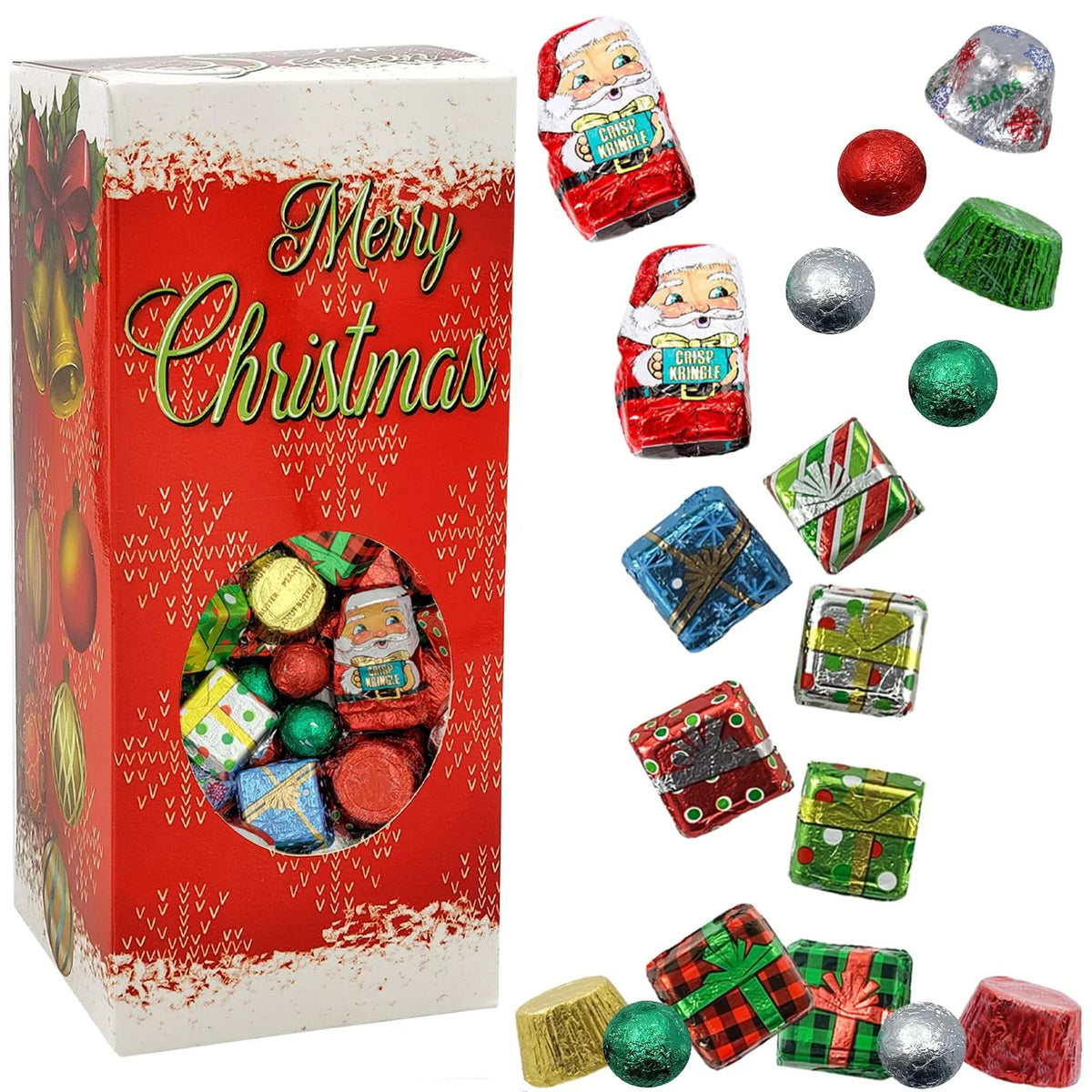 2 Pounds Christmas Milk Chocolate Variety Pack M69104