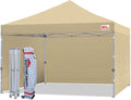 10x10 Heavy Duty Pop-up Canopy Tent with Sidewalls Y335894