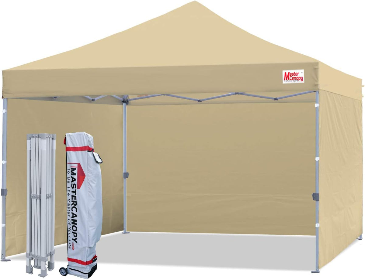 10x10 Heavy Duty Pop-up Canopy Tent with Sidewalls Y335894