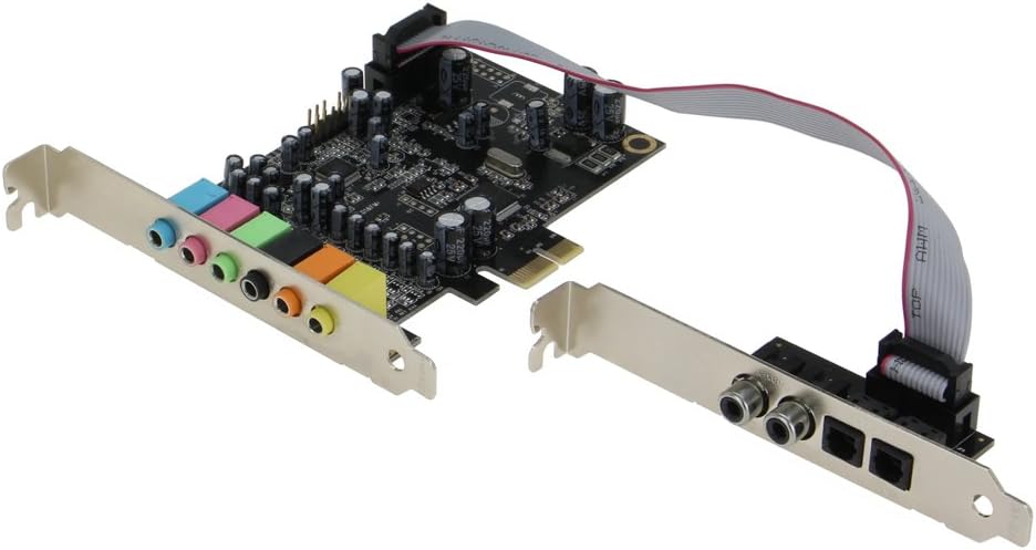 PCIe 7.1 Channel Sound Card with SPDIF Bracket D974