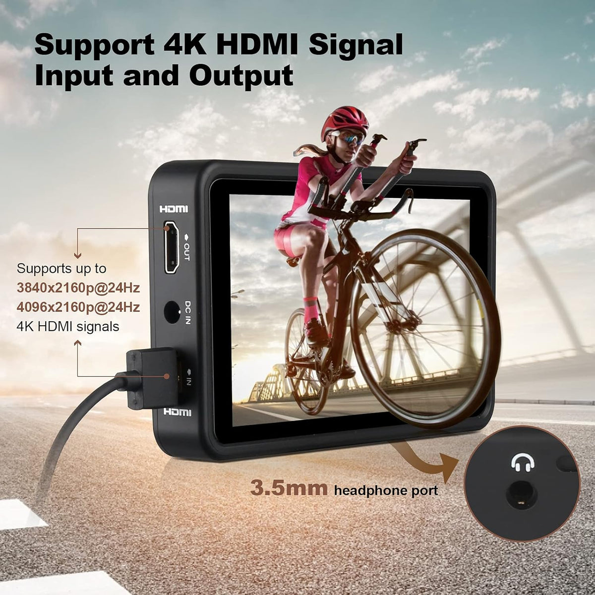 5.5 inch Touch Screen Camera Field Monitor X388