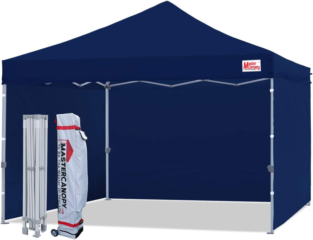 10x10 Heavy Duty Pop-up Canopy Tent with Sidewalls Y335894