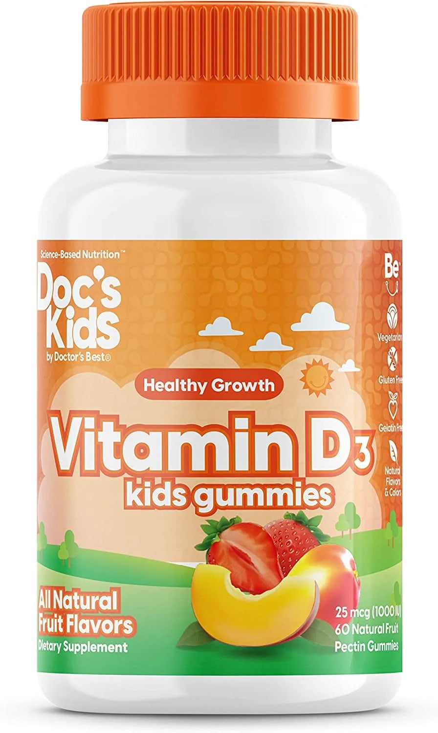 Vitamin D3 Gummy 25 mcg 60 Gummies B645175