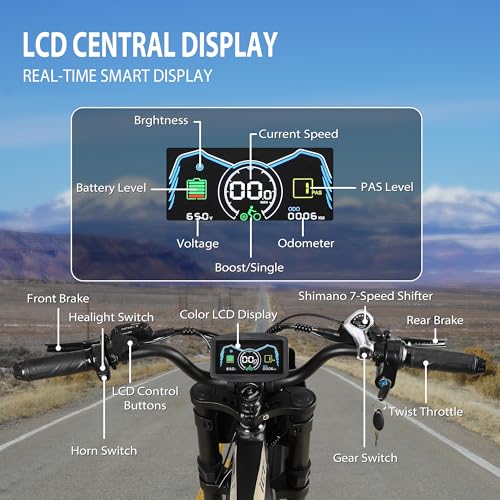 60V 20" Fat Tire Electric Motorcycle Q52571