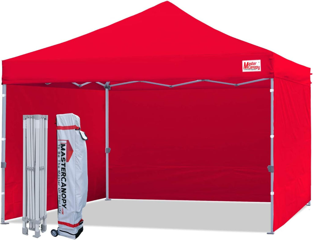 10x10 Heavy Duty Pop-up Canopy Tent with Sidewalls Y335894