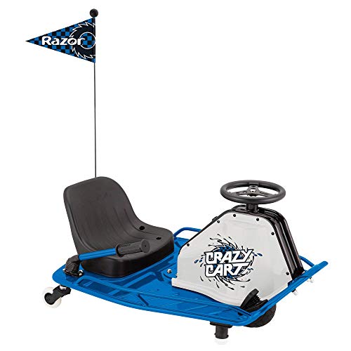 Blue 2 Pack Motorized Drifting Ride with Drift Bar and Rechargeable Battery L17649