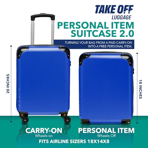 18 Inch Personal Item Suitcase with Removable Wheels B94003