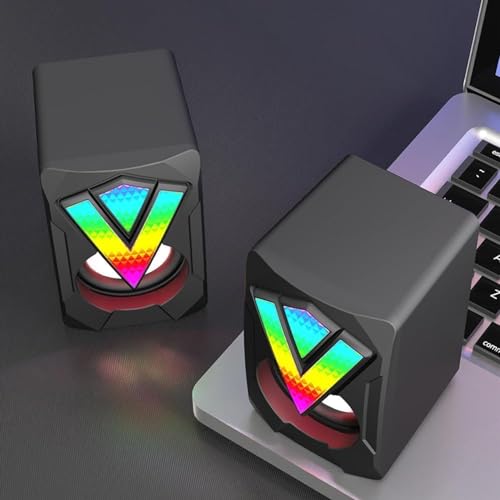 Desktop Computer with 24" FHD Monitor, RGB Speakers, Intel Core 3.7GHz, 16GB RAM, 256GB SSD, 500GB HDD, Keyboard & Mouse, Win10 Pro B413