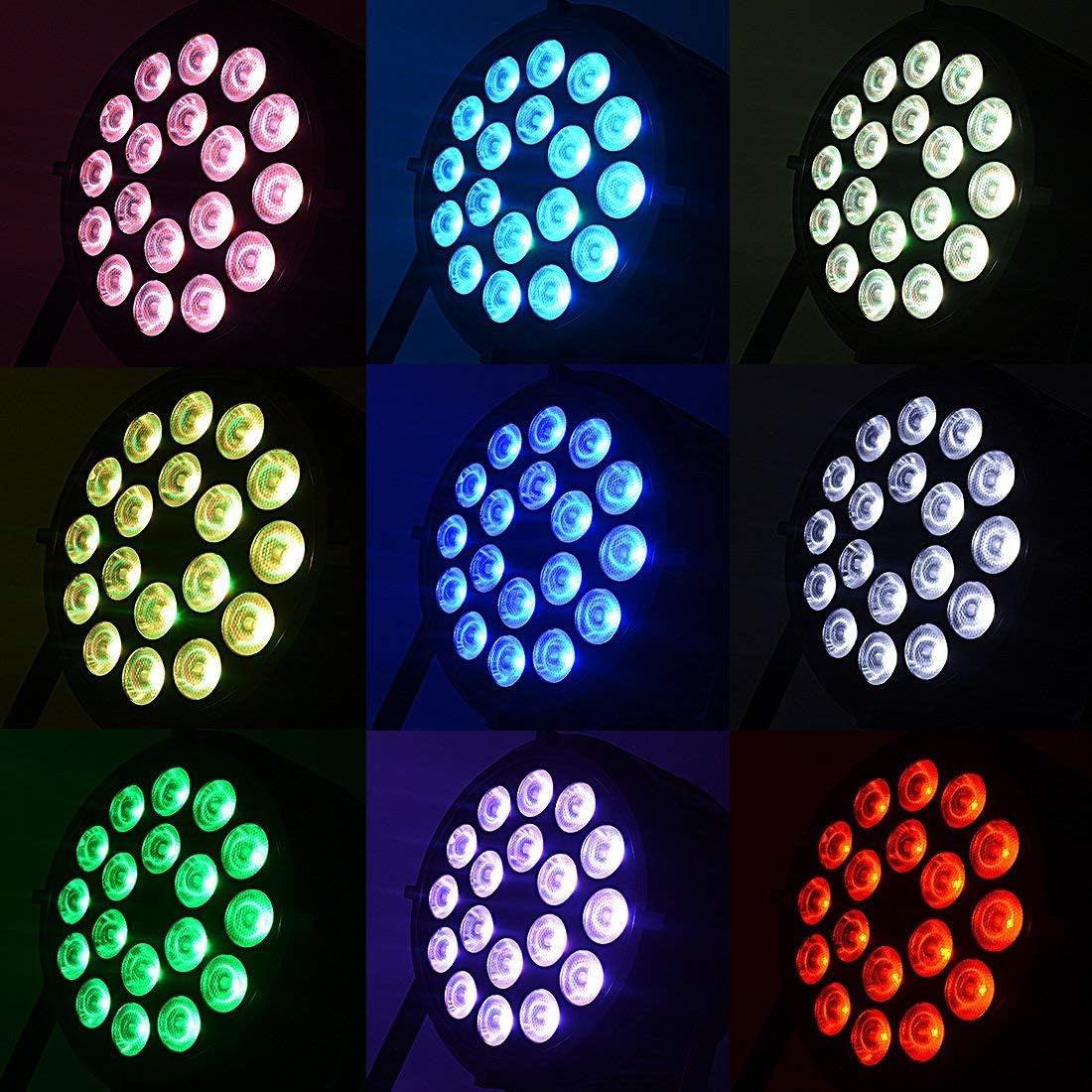 18x8W RGBW LED Stage Lights 6 Packs A260